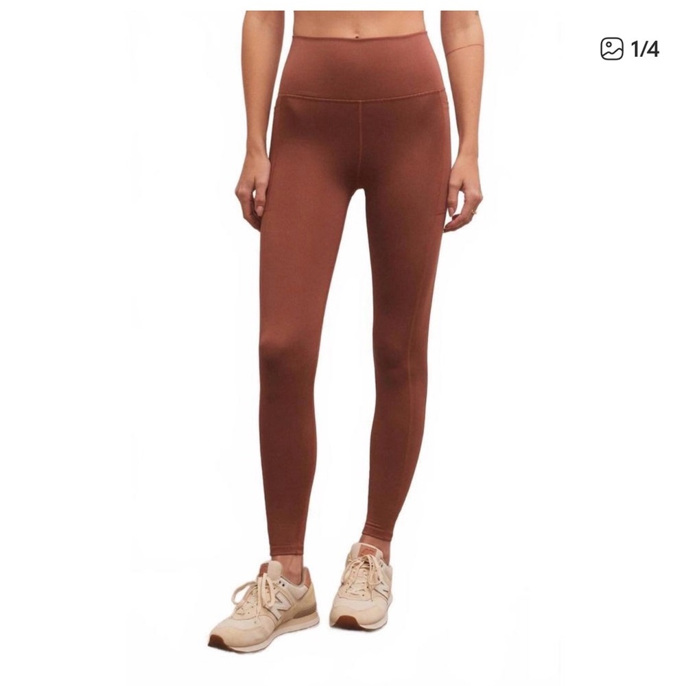 NWT Z Supply All Day 7/8 High-Waisted Leggings in Penny